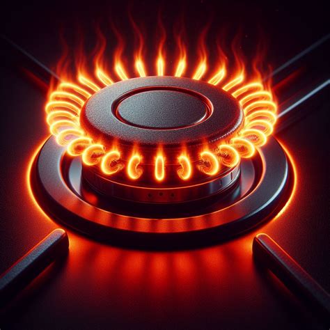 how hot does a gas stove burn